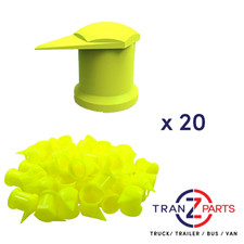 33 MM GELB UNIVERSAL CHECKPOINT LANGE REICHWEITE DUSTITE RADMUTTER BLINKER X 20