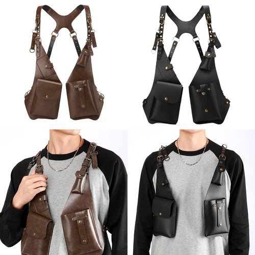 Achseltasche aus leder - aus, pu-leder