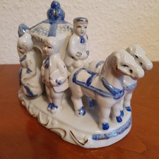 Porzellan Kutsche, ca. Höhe