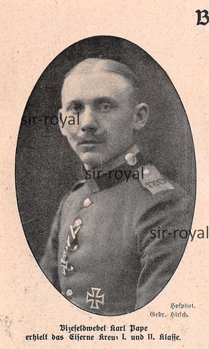 Vizefeldwebel carl pape - vizefeldwebel,