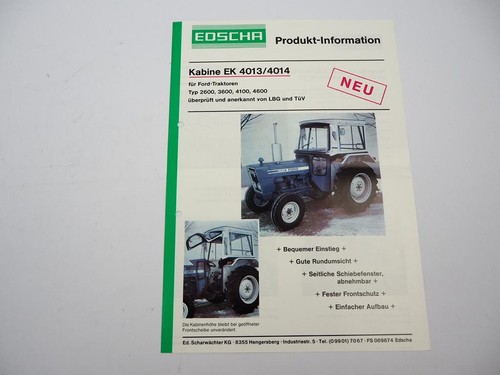 Orig prospekt edscha 4013 - edscha, ek