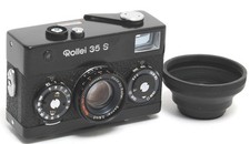 Rollei 35 S camera BLACK w. Rollei HFT Sonnar 2,8/40mm NOTTESTED