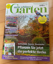 Mein schöner Garten  Zeitschrift Heft November 2025  — perfekte Hecke pflanzen —
