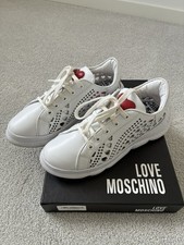 Love Moschino Damen Sneaker, Weiß, Gr. 38