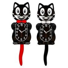 Katzenuhr, niedliche, nicht