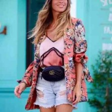 Neu mit etikett zara blumen - etikett,