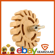 Auto Folienradierer Folien Radierer Felgen Radierscheibe Klebeentferner Ø100mm