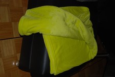 Wohndecke Kuscheldecke gelb-grün 220x150cm NEU