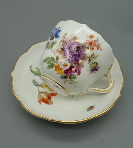 Orig meissen mokka tasse ut - meissen, +