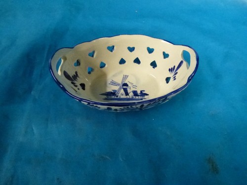 Kleine schale korb - delft, blue