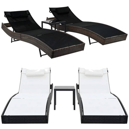 Stk sonnenliegen mit tisch - 2,