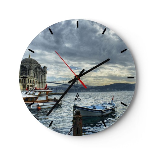 Modern wanduhr 40x40cm analog - modern,