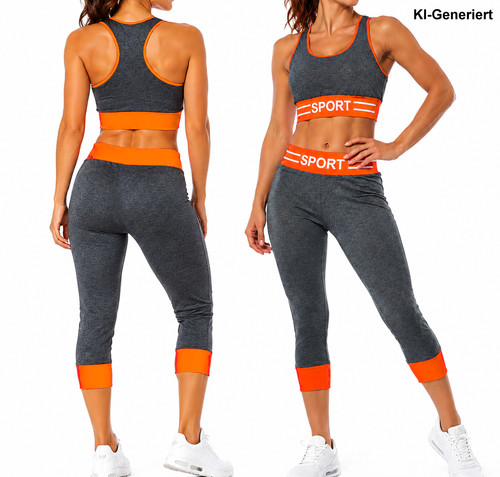 Damen sportset teilig - sportset, 2-teilig
