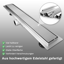 Edelstahl Duschrinne