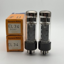 2x Siemens EL34 = 6CA7 Matched