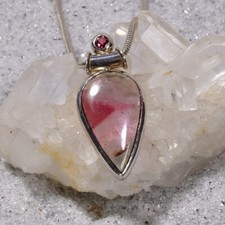 Turmalin Anhänger, 925er