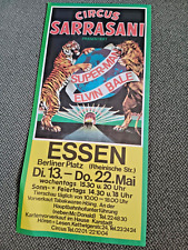 1986 plakat CIRCUS SARRASANI -