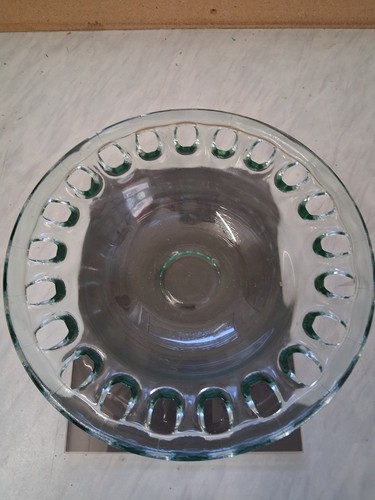 Glasschale groß mit lochung - glasschale,