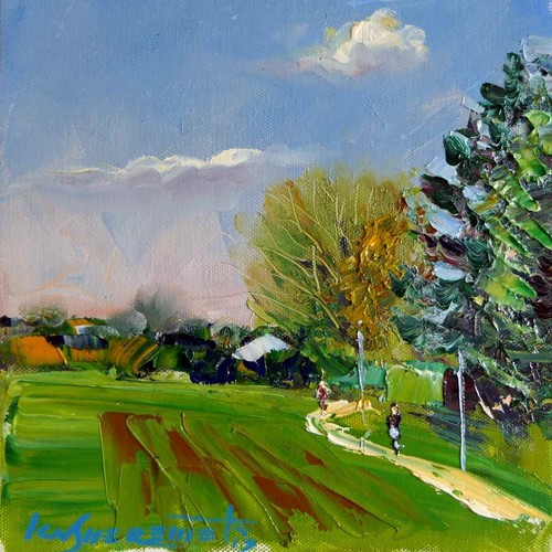 Original ölgemälde sommer - Ölgemälde,