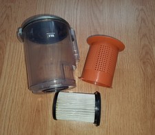 CLEANMAXX Akku Staubsauger Bechelter Staubdose PC-P008E Orange Nr5