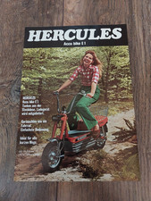 Original Prospekt Hercules Accu bike E 1 Oldtimer