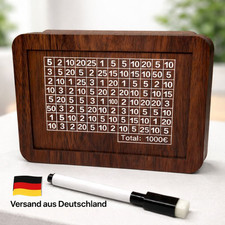 Holz Sparschwein Spardose •