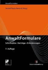 AnwaltFormulare: Buch