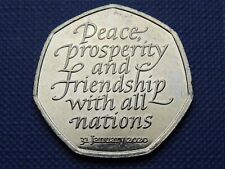 50 Pence Münze Elizabeth II Austritt aus der Europäischen Union 2020