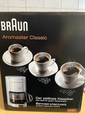 BRAUN KF 47/1 Kaffeeautomat Aromaster Kaffeemaschine Filter Classic weiß
