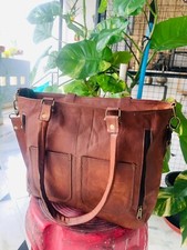 Damen Nur Ziege 5G Leder Einkaufen Umhängetasche Tragetasche Handtasche