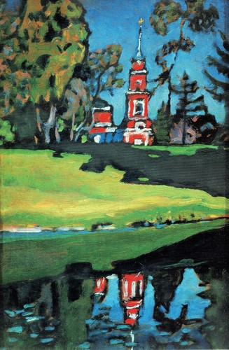 Wassily kandinsky rote - rote, kirche