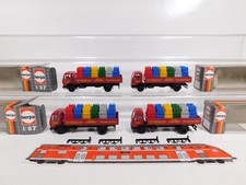 4x Herpa H0 1:87 Mercedes MB Balke Gasflaschen Gas Linde NEUW+OVP #DZ303-0,5