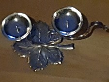 Kerzenleuchter metall, ausgefallene Handarbeit für zwei Kerzen mit Griff