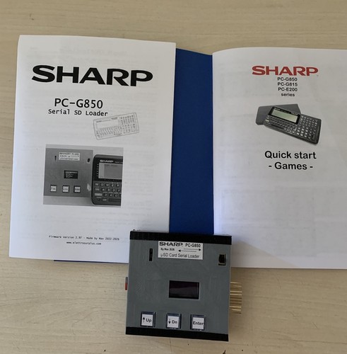 Sharp g850 pocket computer - sharp, pc-g850