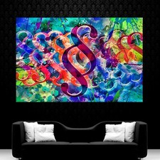 Leinwand bild xxl paragraph - leinwand,