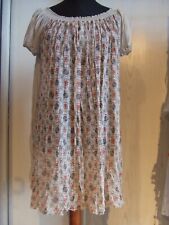 Soggo Paris Crinkle Kleid Tunika transparent XL