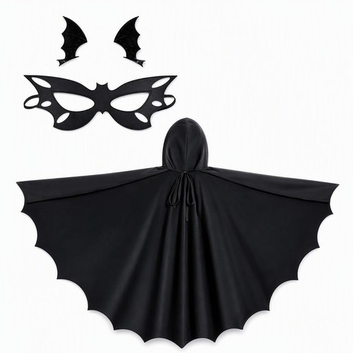 3teiliges fledermaus kostüm - 3teiliges,