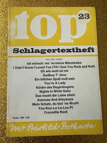Top schlagertexthefte - schlagertexthefte, (