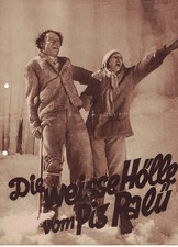 Die weiße Hölle von Piz Palü Filmprogramm IFK 1258 Leni Riefenstahl Ernst Udet