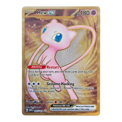 Pokemon tcg mew gold metal - mew,