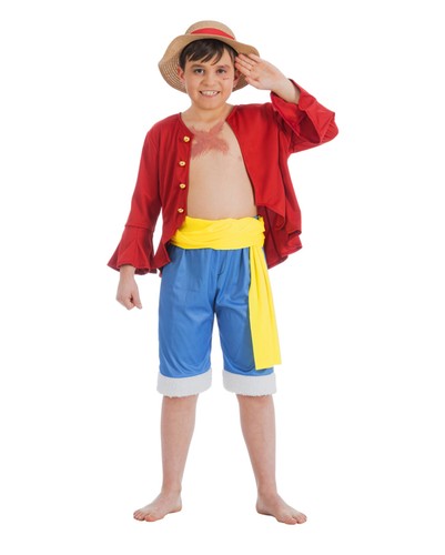 One piece ruffy kinderkostüm - piece,