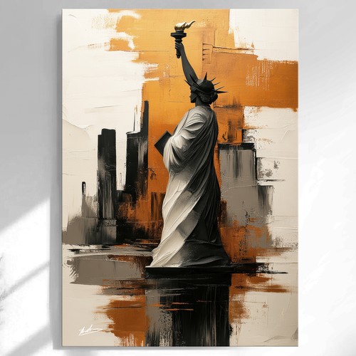 Leinwand bild new york - leinwand,