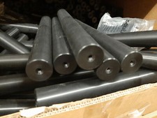 SIMONA Rundstab dehoplast PE-1000  AST Vollstab schwarz Ø35 38cm  Kunststoffstab