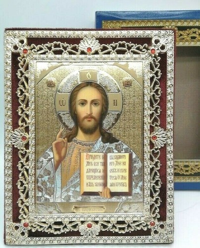 Ikone jesus christus holz samt - jesus,