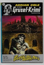 Silber Grusel Krimi 219 Berge des Wahnsinns von Adrian Cole ab 1978  1. Auflage