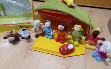 Lilliputiens Krippe, Weihnachtskrippe, Stoff Figuren, mit OVP