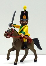 GARDE REITER GELB HUSAR DRAGONER G Playmobil zu Franzose Napoleon Custom RAR !