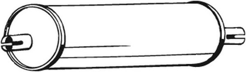 Bosal mittelschalldämpfer - bosal,