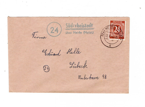 Landpoststempel süderheistedt - landpoststempel,