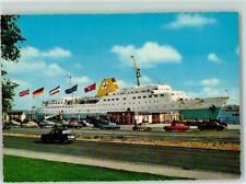 39276785 - Faehrschiff Kronprins Harald Mercedes VW Kaefer Auto Fahne Faehre